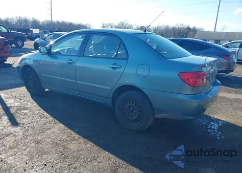2006 Toyota Corolla Le из США, поврежденный, VIN 2T1BR32E46C660713